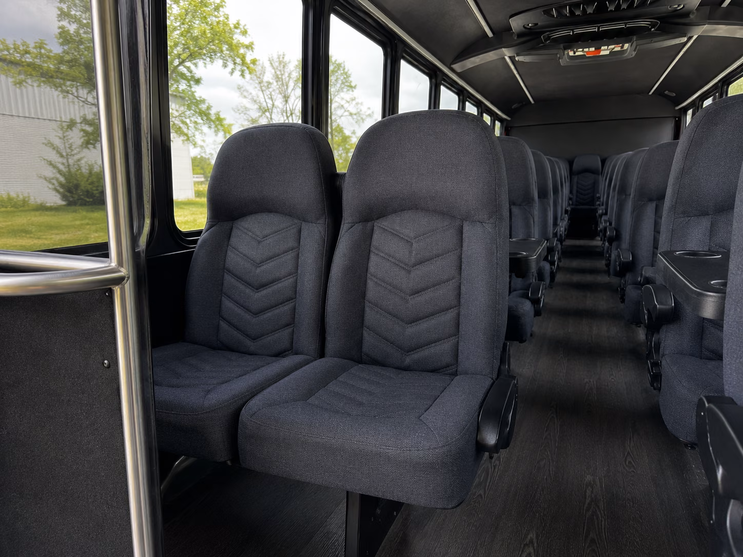 eden prairie 15 passenger minibus inside