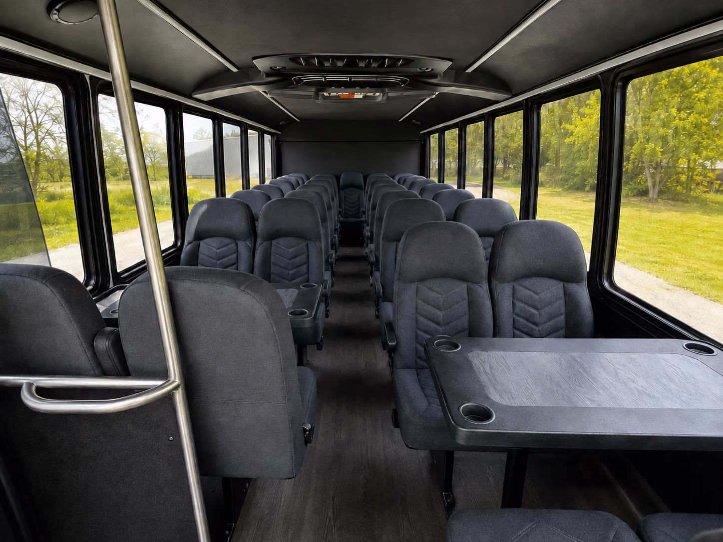 eden prairie 15 passenger minibus interior