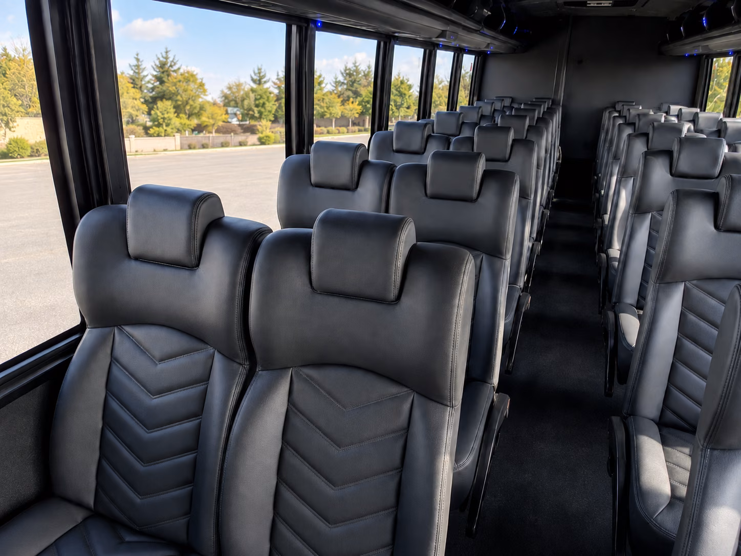 eden prairie 20 passenger minibus interior