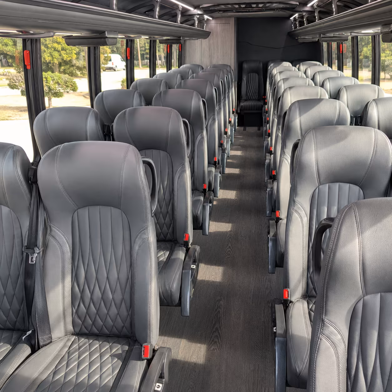 eden prairie 25 passenger minibus interior
