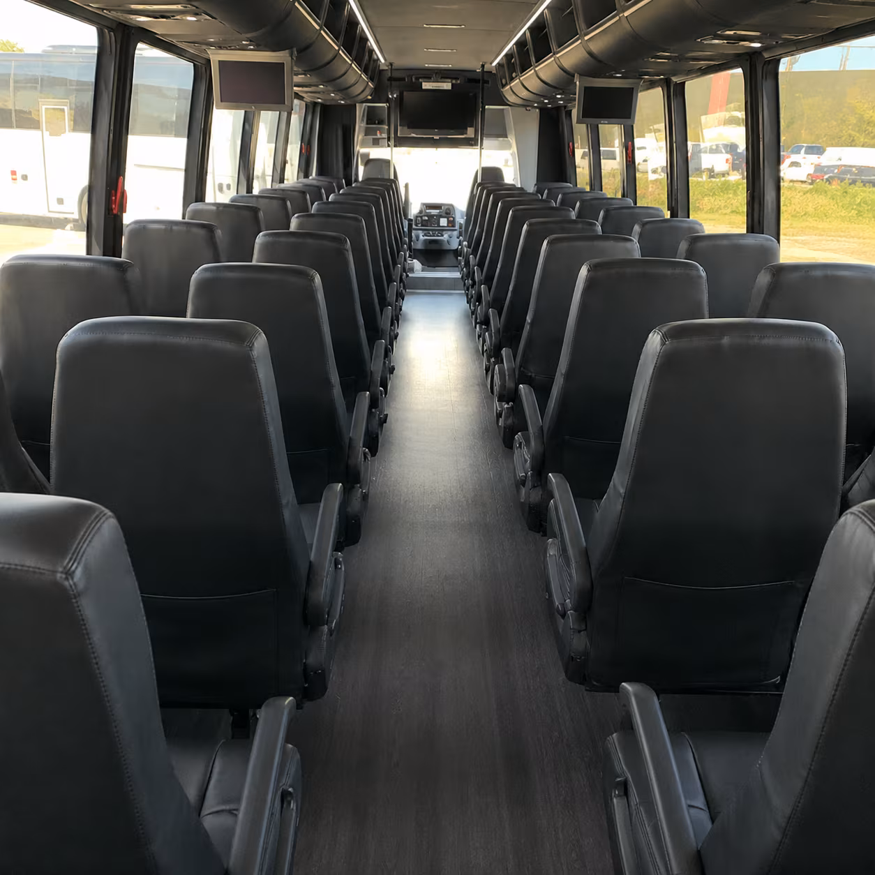 eden prairie 30 passenger minibus inside