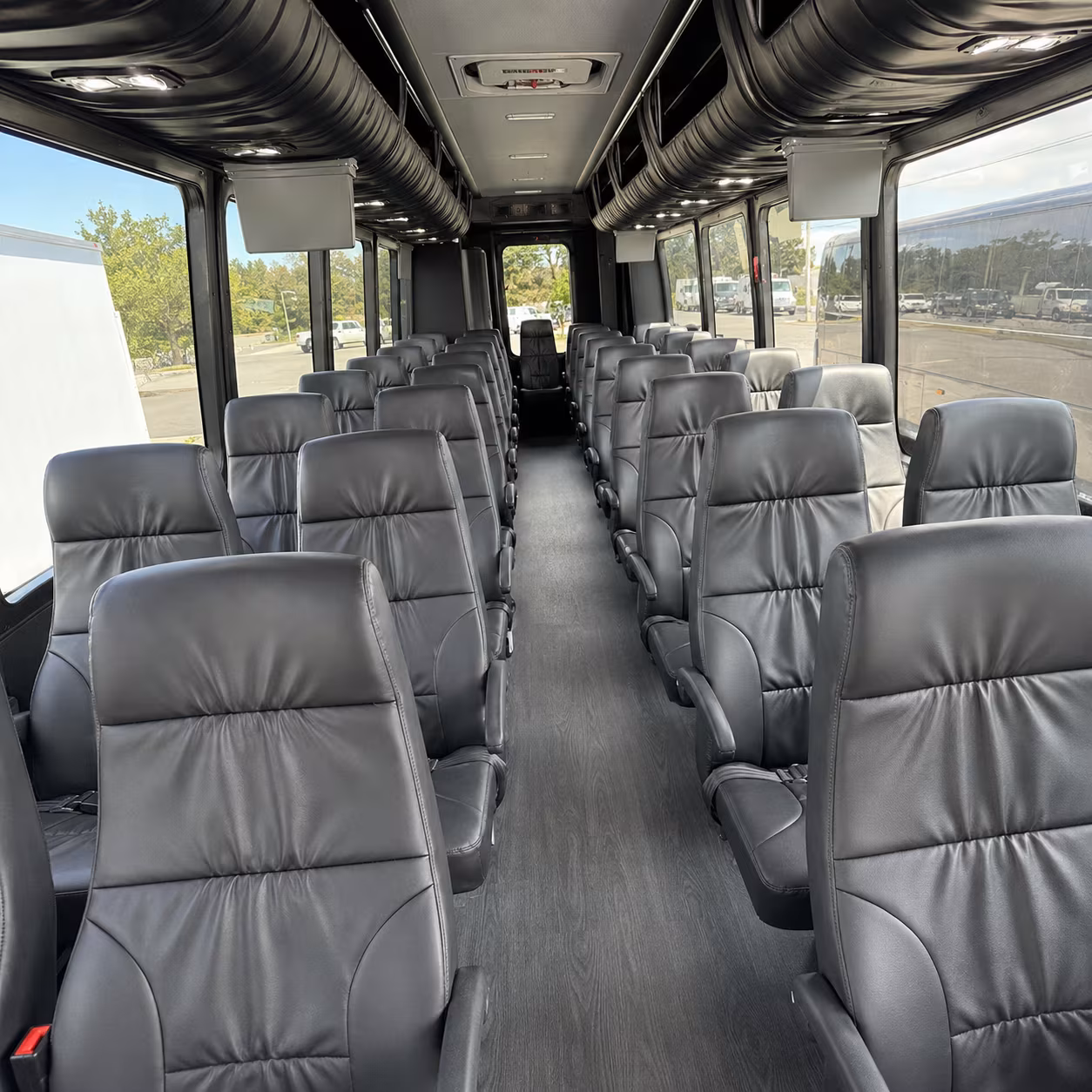 eden prairie 30 passenger minibus interior