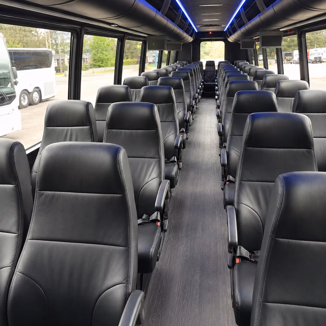eden prairie 35 passenger minibus inside