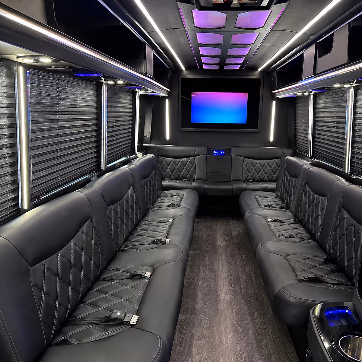 eden prairie party bus interior