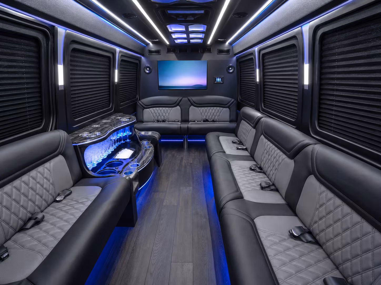 eden prairie sprinter limousine inside